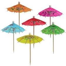 Parasol Cocktail Paper 100mm Assorted (Pk100)